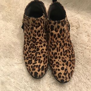Dr Scholl’s leopard bootie